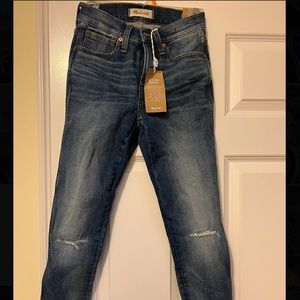 NWT Madewell High Rise Skinny Jeans
